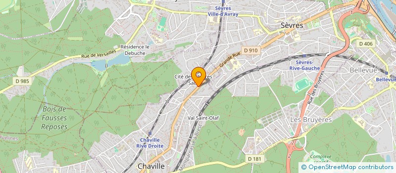 localisation de l'entreprise OLE à CHAVILLE