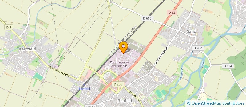 localisation de l'entreprise OLE-LINGE à BENFELD