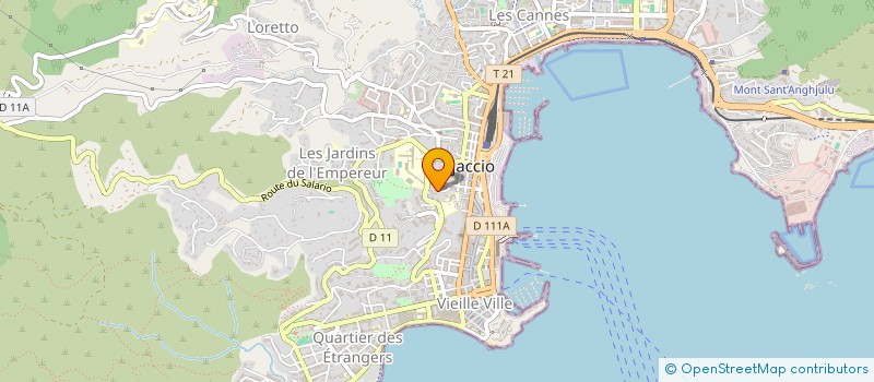 localisation de l'entreprise OLEA  AJACCIO