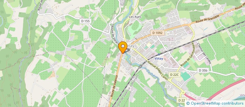 localisation de l'entreprise OLEA à VINAY