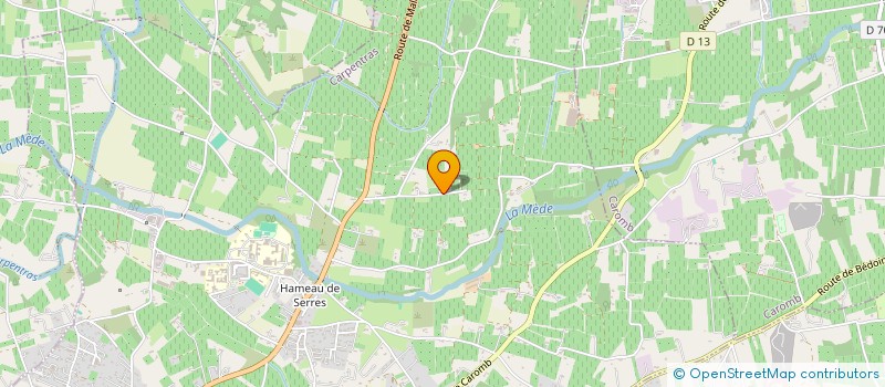 localisation de l'entreprise OLEA  CARPENTRAS