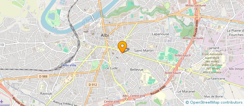 localisation de l'entreprise OLEA à ALBI