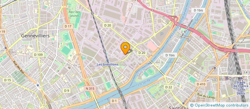 localisation de l'entreprise OLEA  GENNEVILLIERS