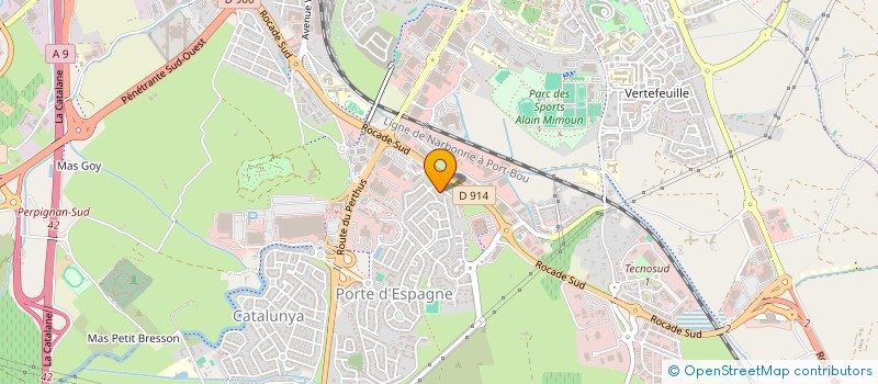 localisation de l'entreprise OLEA CREATION à PERPIGNAN