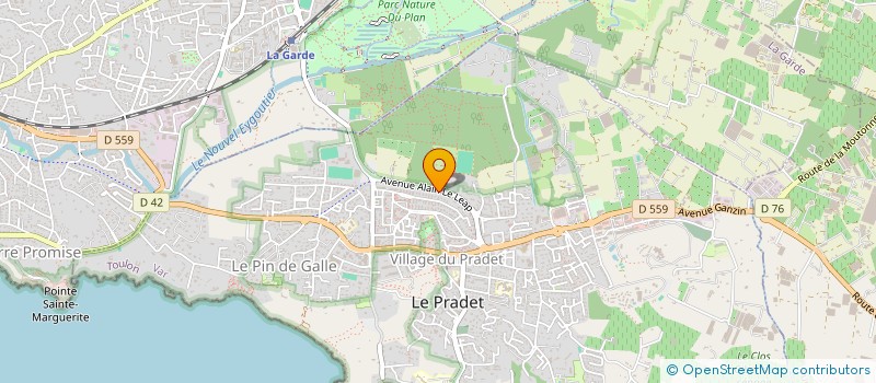 localisation de l'entreprise OLEA NETTOYAGE SERVICES  LE PRADET