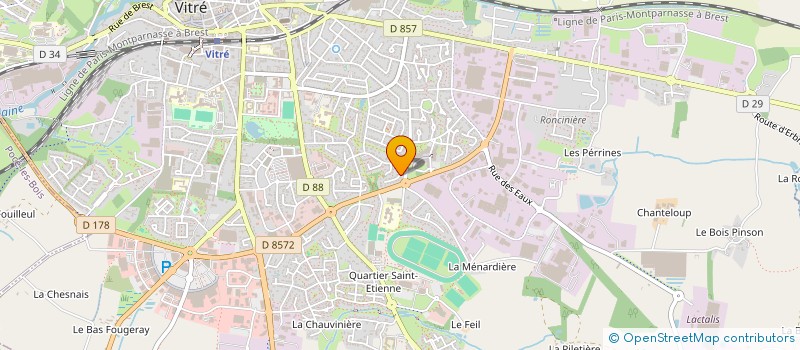 localisation de l'entreprise OLEA PATRIMOINE à VITRE