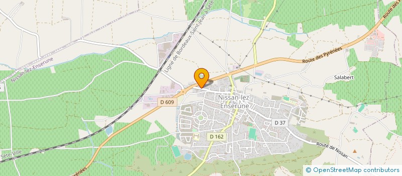 localisation de l'entreprise OLEA VITIS  NISSAN-LEZ-ENSERUNE