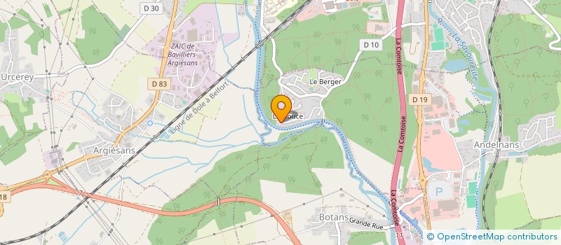 localisation de l'entreprise OLEANDRI à ANDELNANS