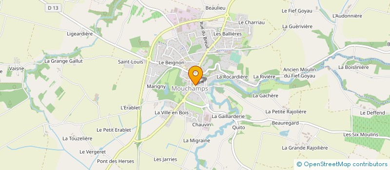 localisation de l'entreprise OLED'MEME à MOUCHAMPS