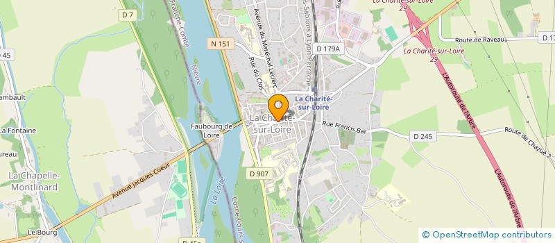 localisation de l'entreprise OLEGO  LA CHARITE-SUR-LOIRE