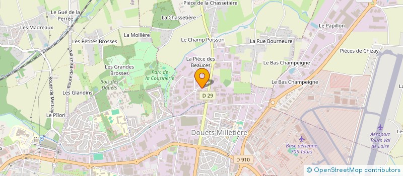 localisation de l'entreprise OLEGO VAL DE LOIRE  NOTRE-DAME-D'OE