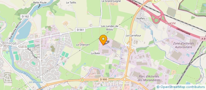 localisation de l'entreprise OLEHA IMMOBILIER à CHANGE