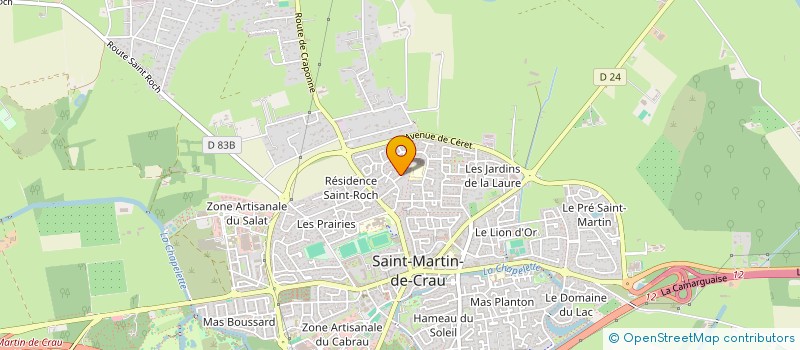 localisation de l'entreprise OLEICULTURE ET PLANTES AGRICOLES à SAINT-MARTIN-DE-CRAU
