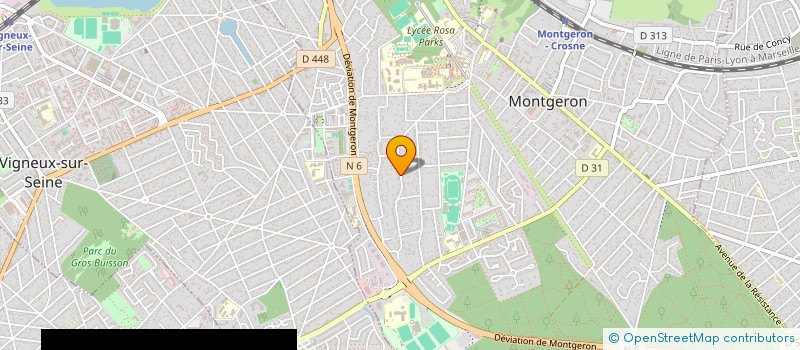 localisation de l'entreprise OLEINIC à MONTGERON
