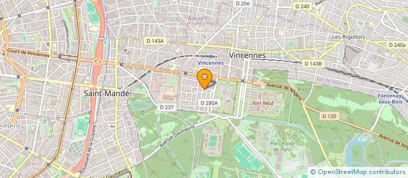 localisation de l'entreprise OLEM à VINCENNES