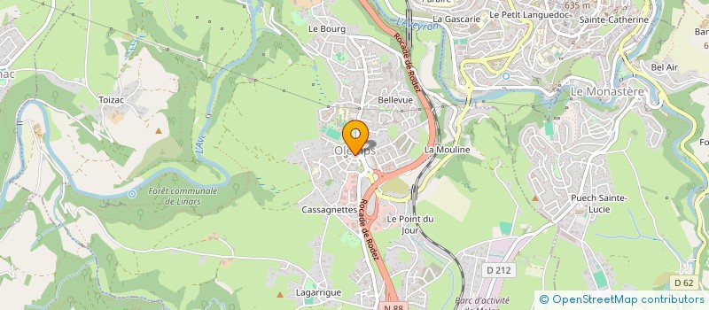 localisation de l'entreprise OLEMPS DRUELLE BASKET  OLEMPS