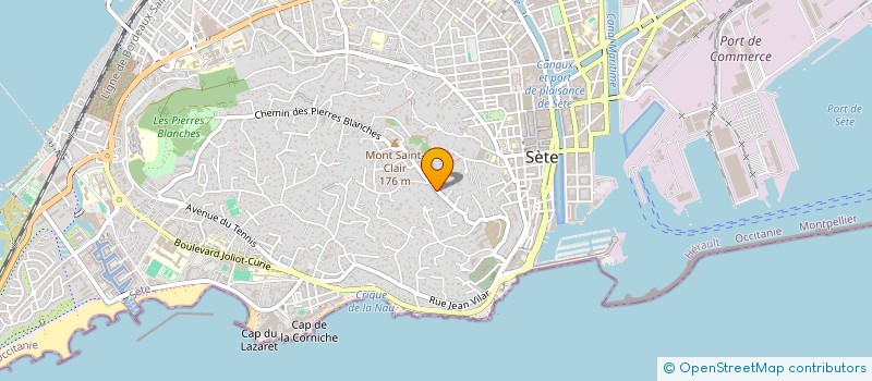 localisation de l'entreprise OLEN  SETE