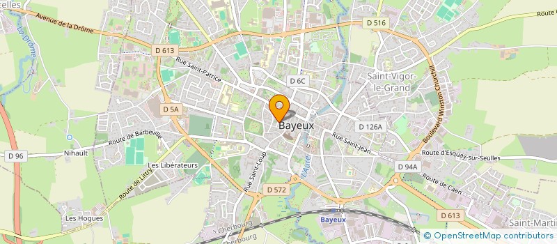 localisation de l'entreprise OLENAH  BAYEUX