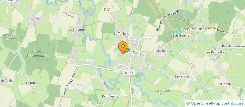 localisation de l'entreprise OLENE  SAGY