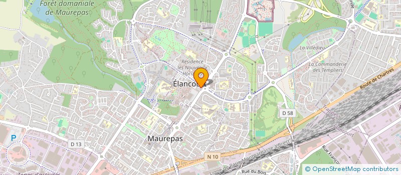 localisation de l'entreprise OLENIA à ELANCOURT