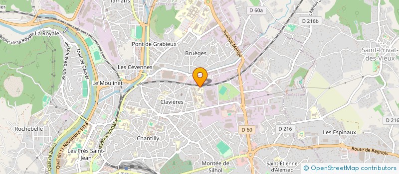 localisation de l'entreprise OLENTICA à ALES