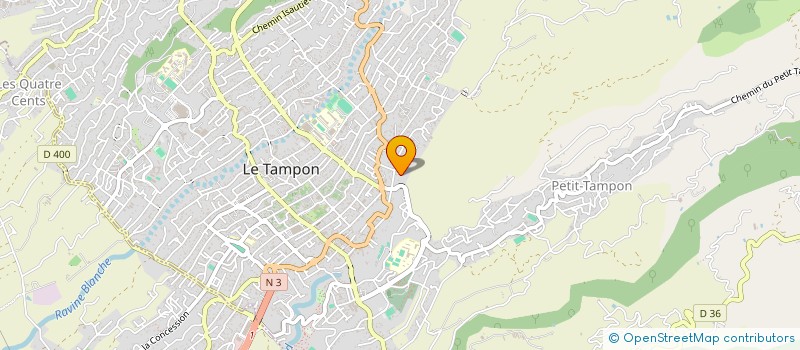 localisation de l'entreprise OLENTIN  LE TAMPON