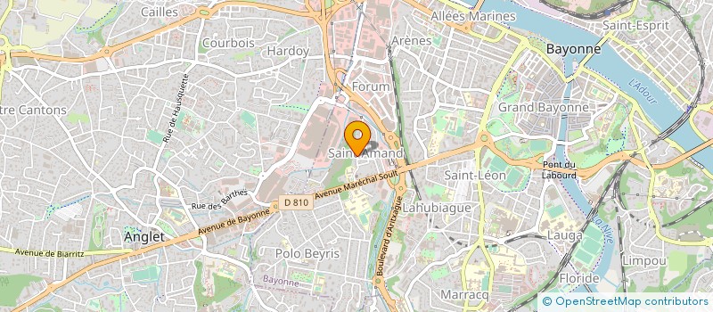 localisation de l'entreprise OLENTZEROREN LAGUNAK à BAYONNE