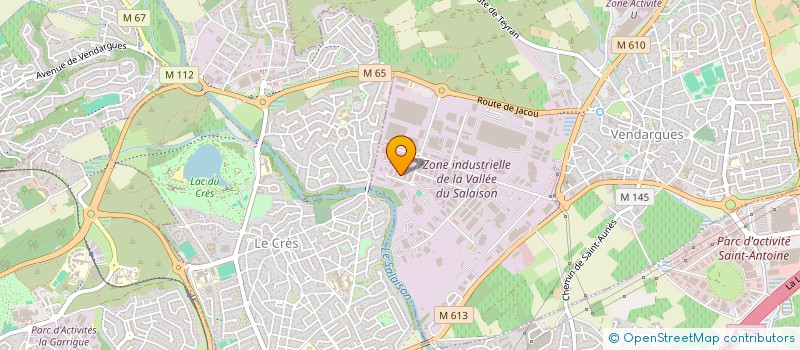 localisation de l'entreprise OLEOBOIS à VENDARGUES