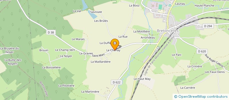 localisation de l'entreprise OLEOLE à BRETONCELLES