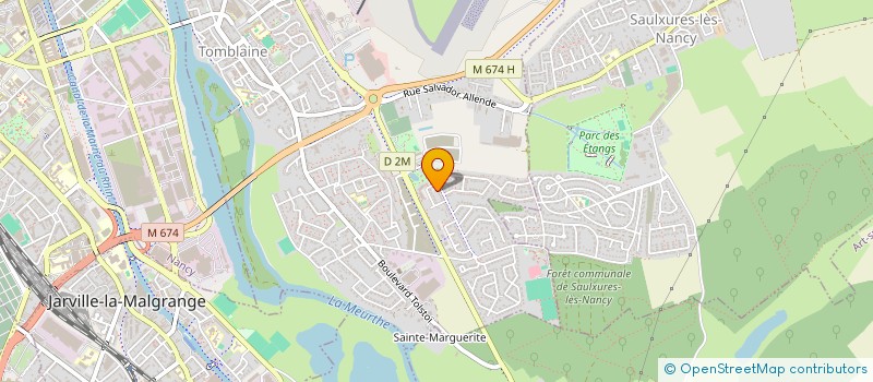 localisation de l'entreprise OLEOMECA  TOMBLAINE