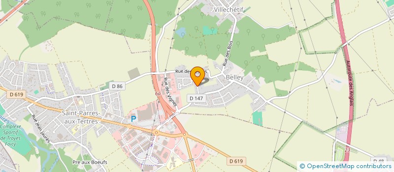 localisation de l'entreprise OLEON  VILLECHETIF