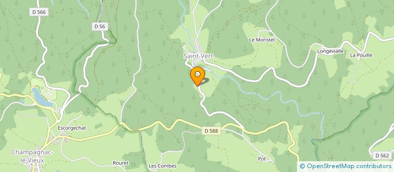 localisation de l'entreprise OLEON  CHAMPAGNAC-LE-VIEUX