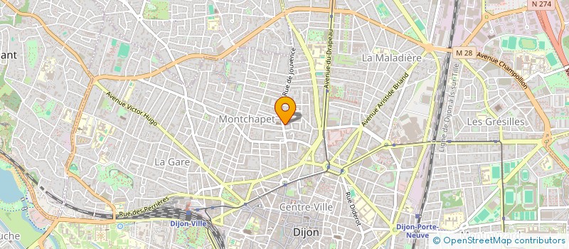 localisation de l'entreprise OLEOR  SAINT-APOLLINAIRE