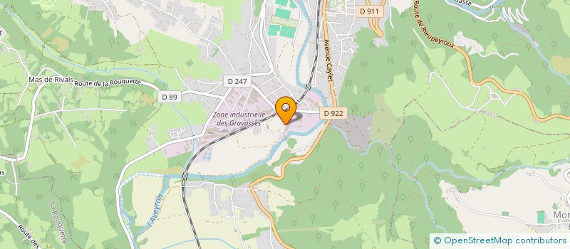 localisation de l'entreprise OLEOSYSTEMES  VILLEFRANCHE-DE-ROUERGUE