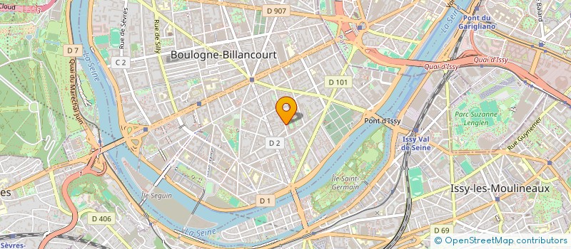 localisation de l'entreprise OLEOZ à BOULOGNE-BILLANCOURT