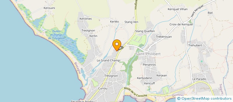 localisation de l'entreprise OLEPLOUF  TREGUNC