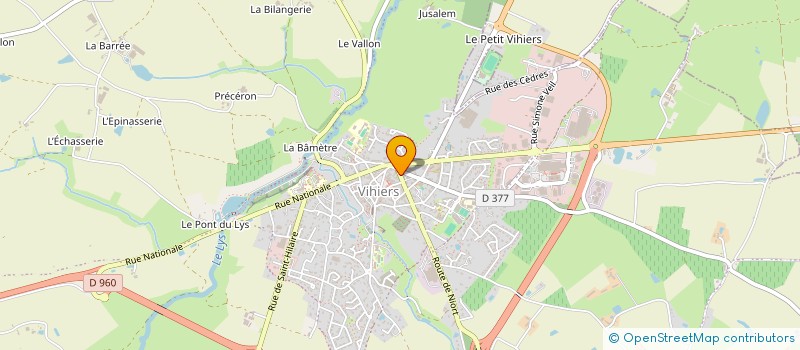 localisation de l'entreprise OLEPSYS à ANGERS
