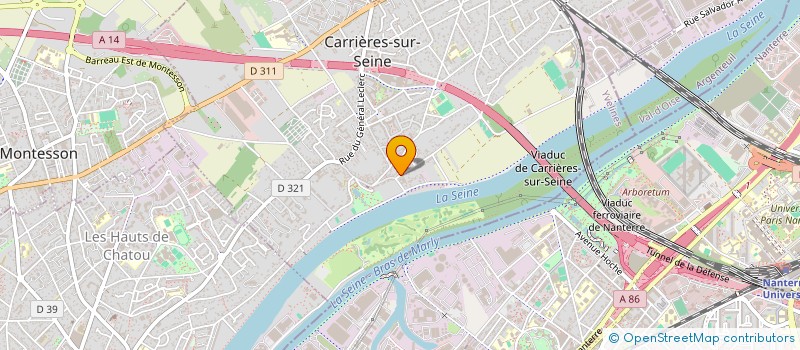 localisation de l'entreprise OLERON  CARRIERES-SUR-SEINE