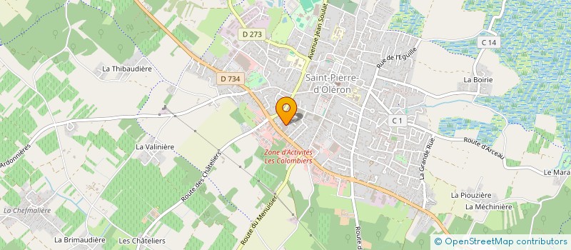 localisation de l'entreprise OLERON ACCORD  SAINT-PIERRE-D'OLERON