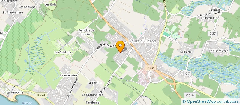 localisation de l'entreprise OLERON CONSTRUCTIMO  DOLUS D'OLERON