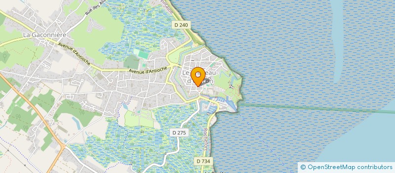 localisation de l'entreprise OLERON FAMILIALE  LE CHATEAU-D'OLERON