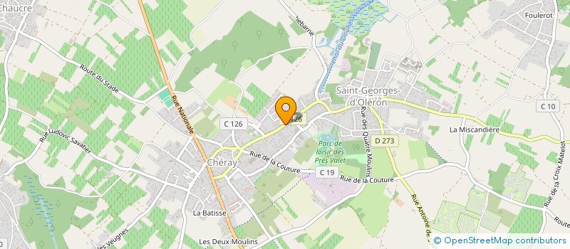 localisation de l'entreprise OLERON FUTSAL  SAINT-GEORGES-D'OLERON