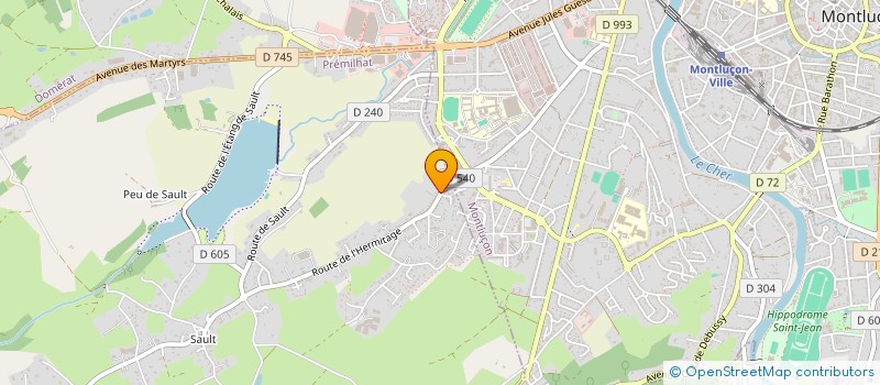 localisation de l'entreprise OLERON LES NORDISTES  VOUTEZAC