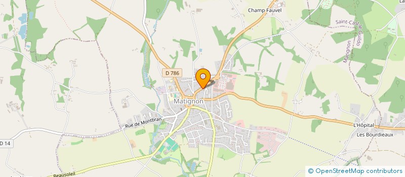 localisation de l'entreprise OLERON MATIGNON à MATIGNON
