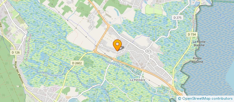 localisation de l'entreprise OLERON MULTIJEUX  LE CHATEAU-D'OLERON