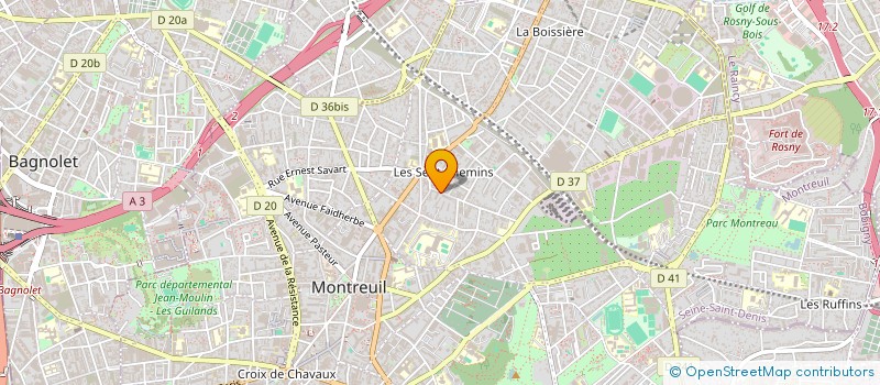 localisation de l'entreprise OLERON PUITS FORTIN à MONTREUIL
