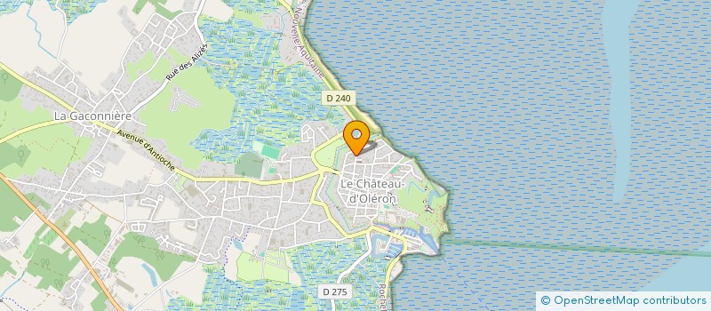 localisation de l'entreprise OLERON SAGESSE  LE CHATEAU-D'OLERON