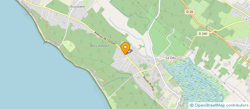 localisation de l'entreprise OLERON SURF CAMP  DOLUS-D'OLERON