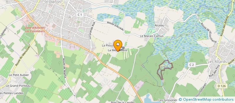 localisation de l'entreprise OLERON TP  SAINT-PIERRE-D'OLERON