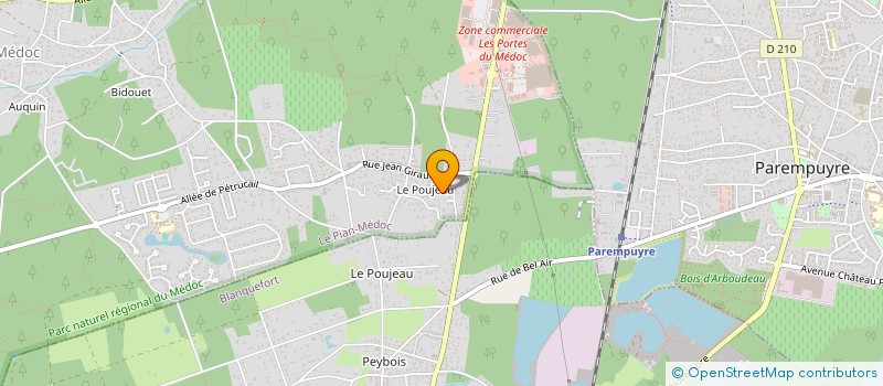 localisation de l'entreprise OLERYON  LE PIAN-MEDOC